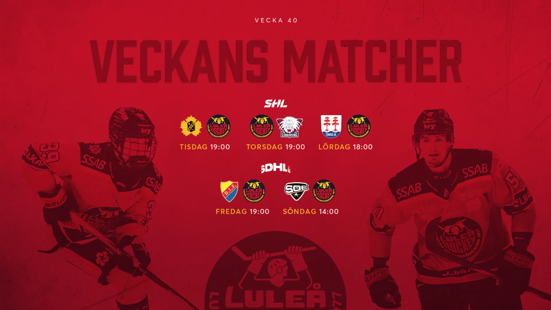 Veckans Matcher Lule veckans-matcher-lule